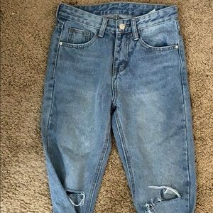 Ankle jeans/mom jeans. XXS